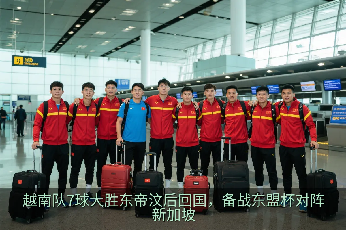 越南队7球大胜东帝汶后回国，备战东盟杯对阵新加坡