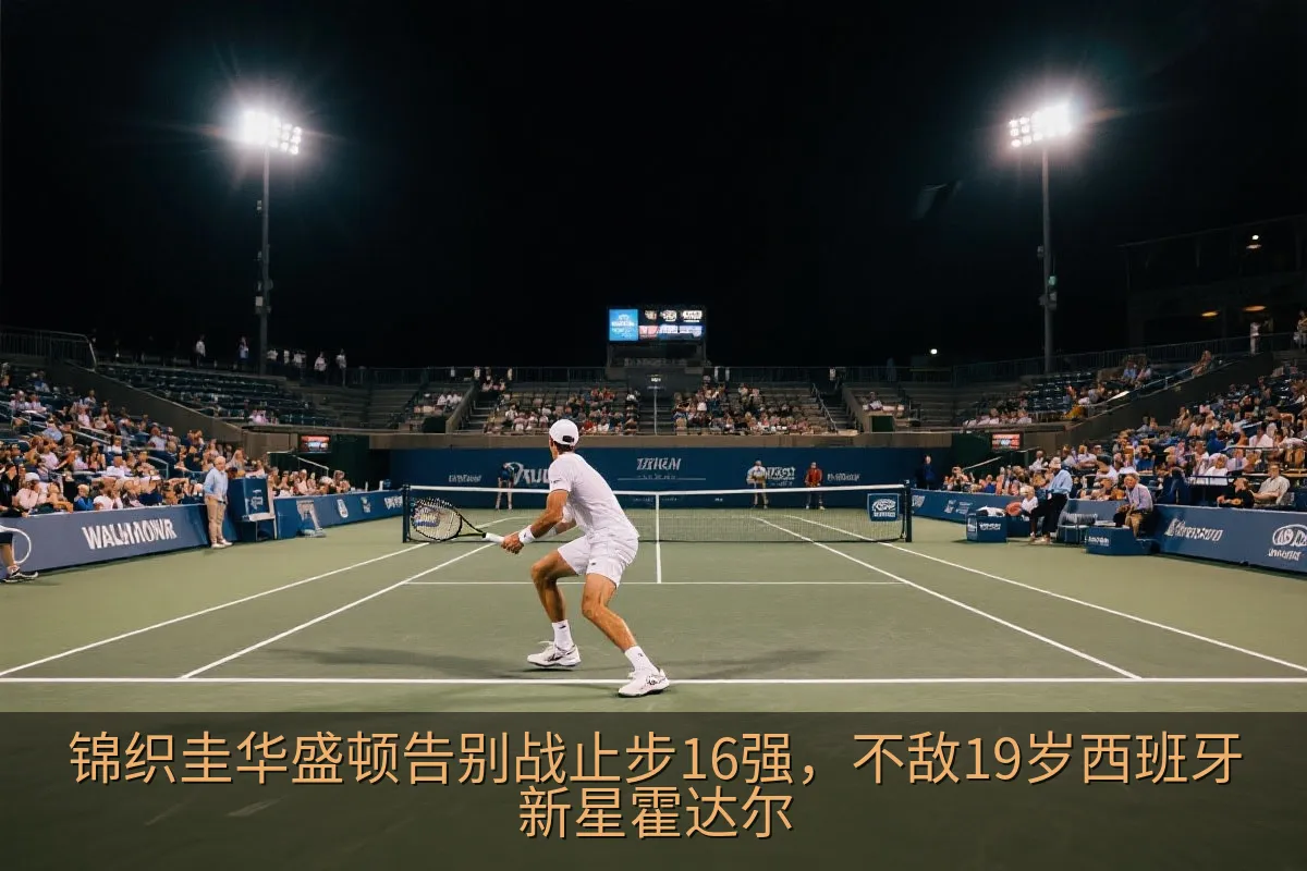 锦织圭华盛顿告别战止步16强，不敌19岁西班牙新星霍达尔